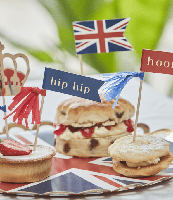 Union Jack Scone Flags